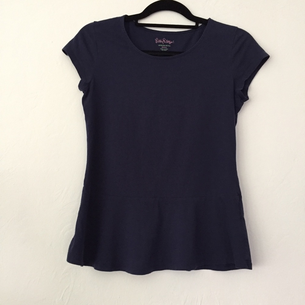 Lily Pulitzer Peplum Tee